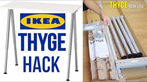 Read more about the article IKEA THYGE Desk Assembly Hack – THYGE Desk legs +  LINMON Table Top